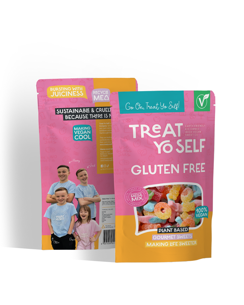 SuperSaver Double Mega Pouch – 1.6kg of Sweet, Vegan Goodness! (2 x 800g) - Treat Yo Self Vegan Sweets