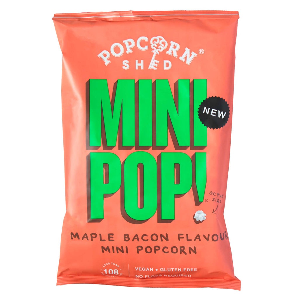 Mini Pop!® Maple Bacon Popcorn Sharing Bag - Treat Yo Self Vegan Sweets