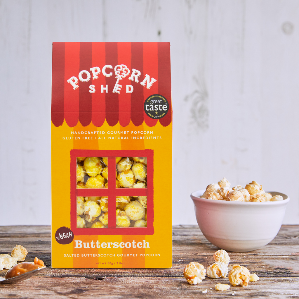 Butterscotch Popcorn Shed - Treat Yo Self Vegan Sweets