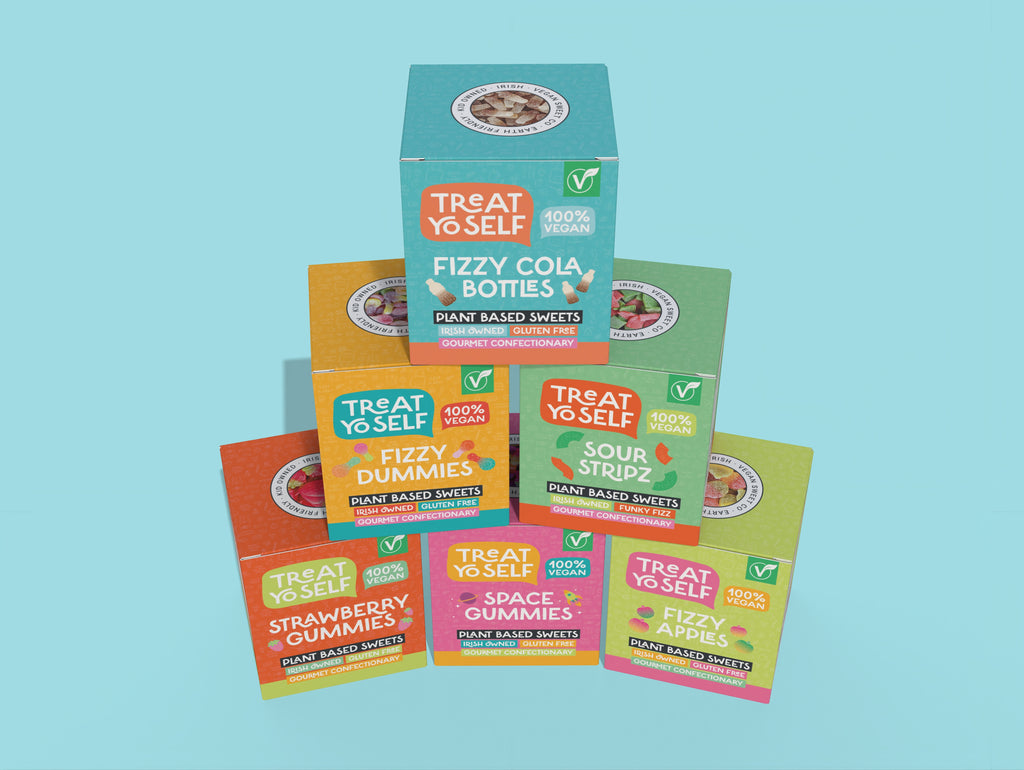 Treat Yo Self Gourmet Gifting Box – Fizzy Dummies 150g GF - Treat Yo Self Vegan Sweets