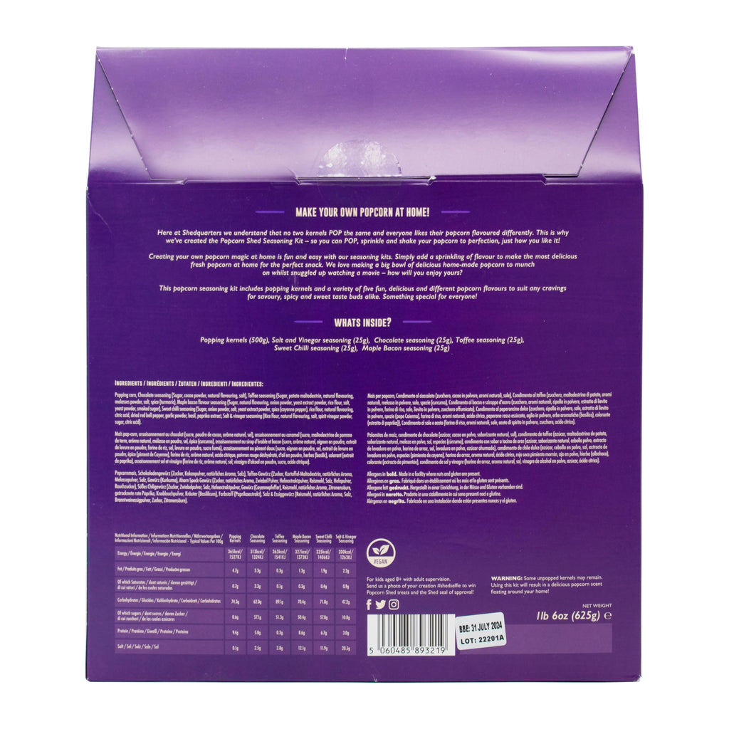 Popcorn Seasoning Kit - Make Your Own Popcorn - Treat Yo Self Vegan Sweets
