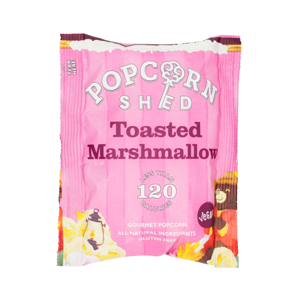 Toasted Marshmallow Popcorn Snack Packs - Treat Yo Self Vegan Sweets