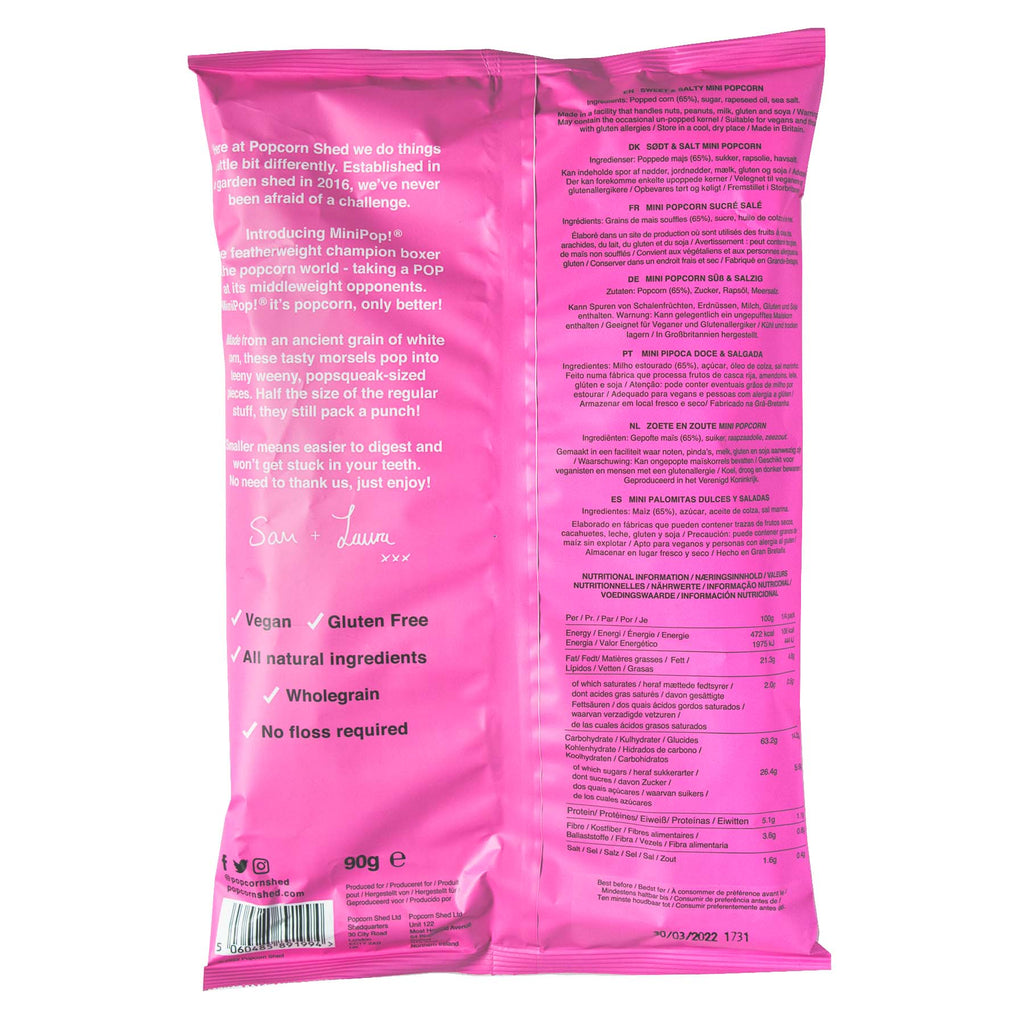 Mini Pop!® Sweet & Salty Sharing Bag - Treat Yo Self Vegan Sweets