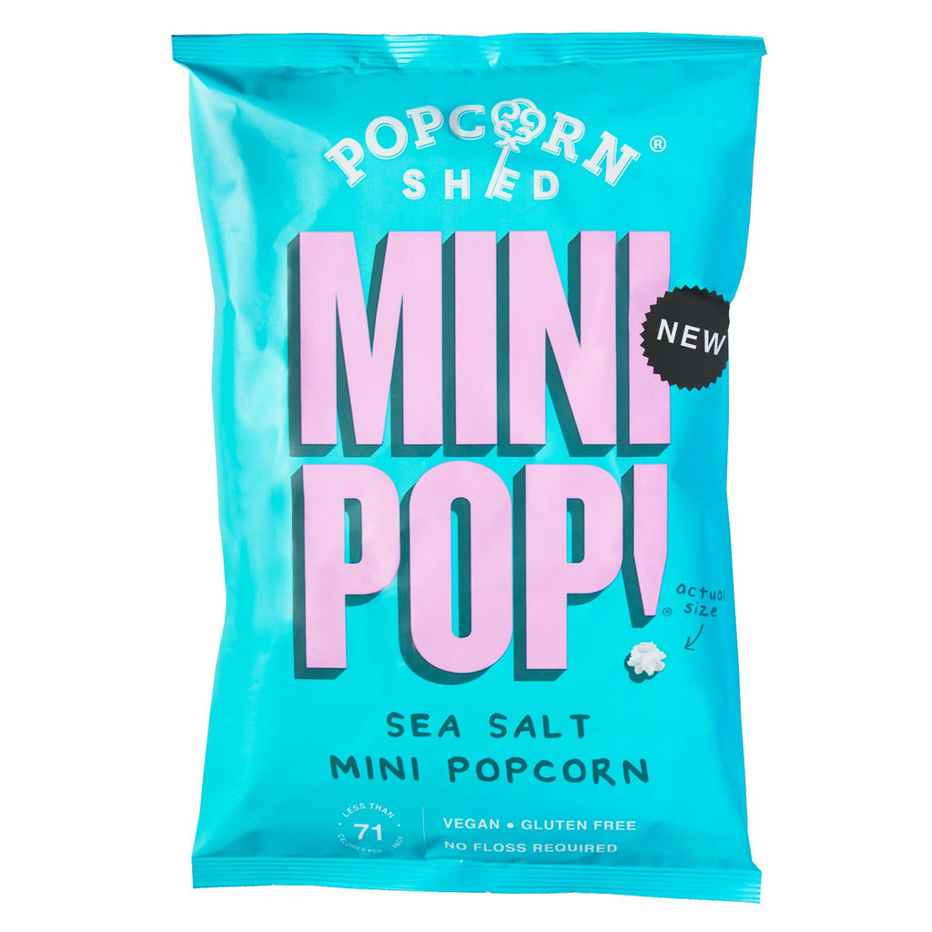 Mini Pop!® Sea Salted Popcorn Sharing Bag - Treat Yo Self Vegan Sweets