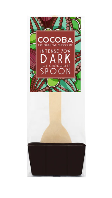 INTENSE 70% DARK HOT CHOCOLATE SPOON - Treat Yo Self Vegan Sweets