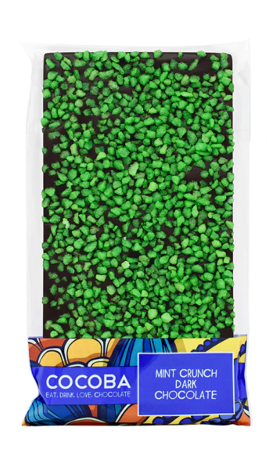 MINT CRUNCH DARK CHOCOLATE BAR - Treat Yo Self Vegan Sweets