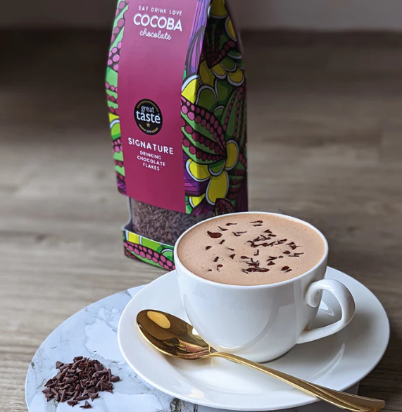 SIGNATURE DRINKING CHOCOLATE FLAKES - Treat Yo Self Vegan Sweets