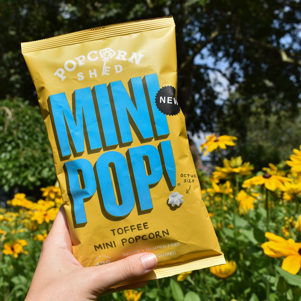 Mini Pop!® Toffee - Vegan Popcorn Single Serve Bag - Treat Yo Self Vegan Sweets