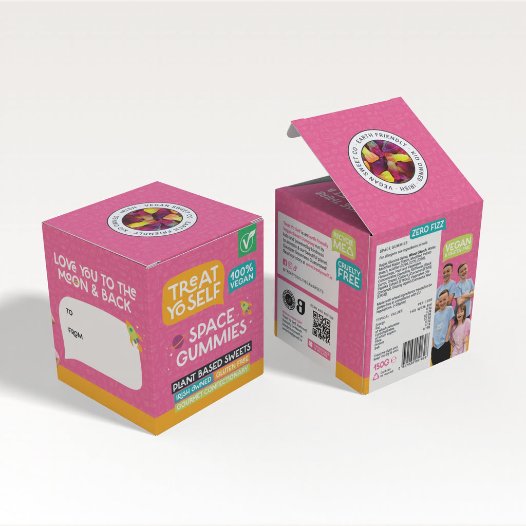 Treat Yo Self Gourmet Gifting Box – Space Gummies 150g GF - Treat Yo Self Vegan Sweets