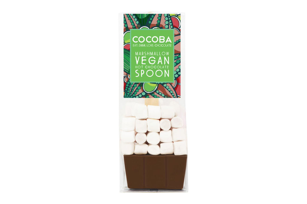 VEGAN MARSHMALLOW MILK CHOCOLATE HOT CHOCOLATE SPOON - Treat Yo Self Vegan Sweets
