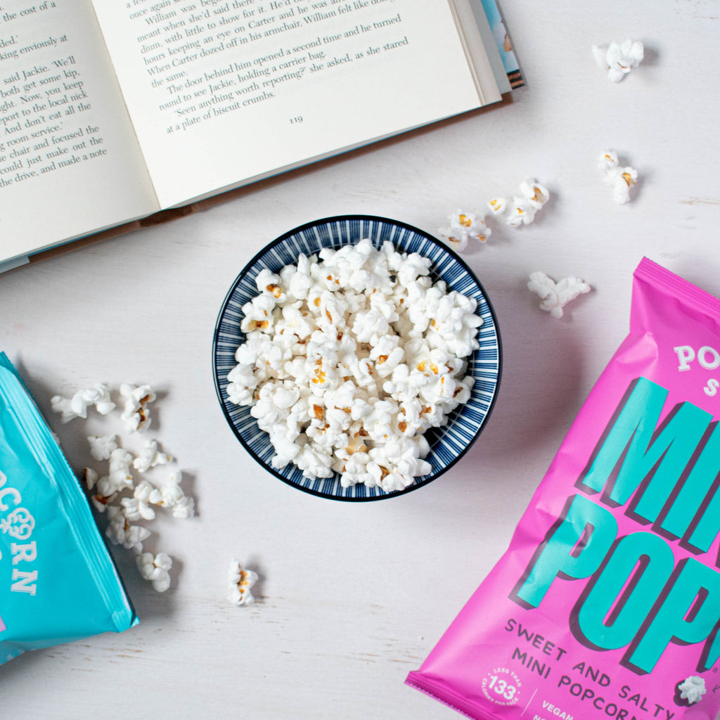Mini Pop!® Vegan Sea Salted Popcorn - Single Serve Bags - Treat Yo Self Vegan Sweets