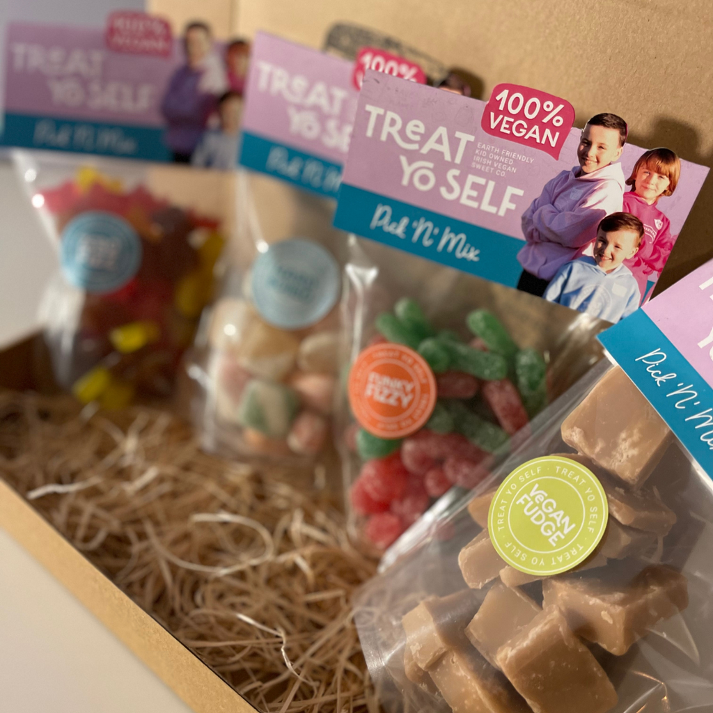 The Ultimate Gourmet Kristmas Gift Box (4 x 175g pouches in gift box & ribbon) - Treat Yo Self Vegan Sweets