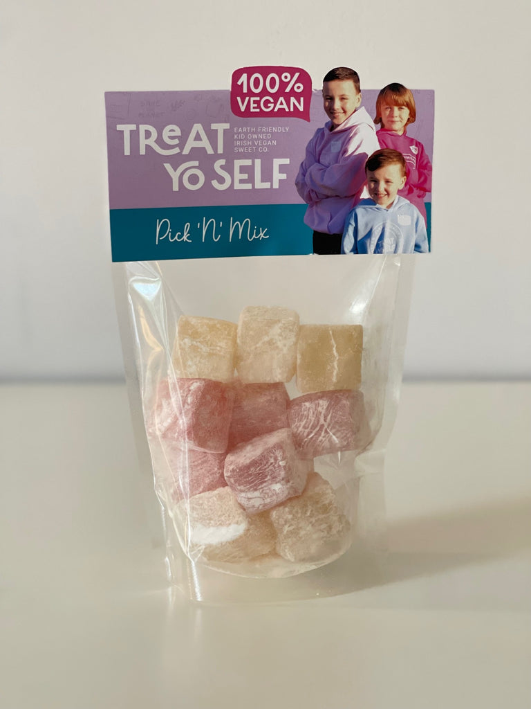 Traditional Turkish Delight Rose & Lemon 200g - Treat Yo Self Vegan Sweets