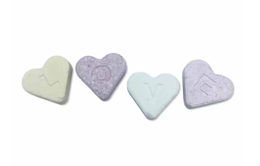 Fruity Chalk Hearts 200g - Treat Yo Self Vegan Sweets