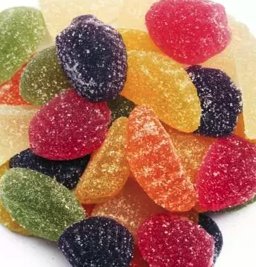 Traditional Old Style Sugary Fruit Jellies 200g - Treat Yo Self Vegan Sweets