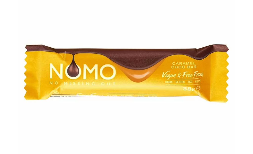 NoMo Caramel Chocolate Bar 38g - Treat Yo Self Vegan Sweets